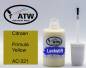 Preview: Citroen, Primula Yellow, AC-321: 20ml Lackstift, von ATW Autoteile West.